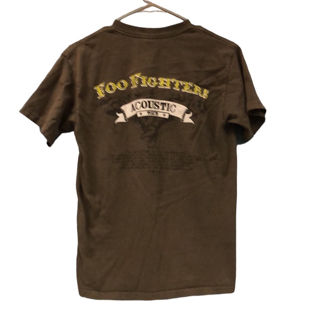 Vintage 2006 Foo Fighters Acoustic Tour Skin And Bones‎ Licensed T-Shirt Sz S